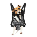 Silver Samurai Mask Print Pet Carrier Backpack