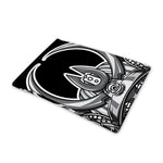 Silver Samurai Mask Print Pet Cooling Mat Cover