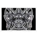 Silver Samurai Mask Print Placemat