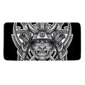 Silver Samurai Mask Print Towel