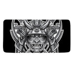 Silver Samurai Mask Print Towel