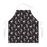 Skateboarding Skeleton Pattern Print Adjustable Apron