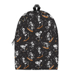 Skateboarding Skeleton Pattern Print Backpack