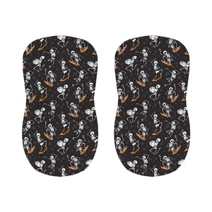 Skateboarding Skeleton Pattern Print Bar Stool Covers