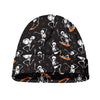 Skateboarding Skeleton Pattern Print Beanie