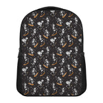 Skateboarding Skeleton Pattern Print Casual Backpack