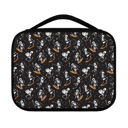 Skateboarding Skeleton Pattern Print Classic Bible Case