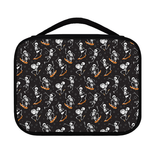 Skateboarding Skeleton Pattern Print Classic Bible Case