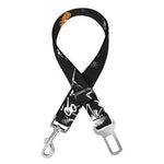Skateboarding Skeleton Pattern Print Dog Seat Belt