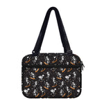 Skateboarding Skeleton Pattern Print Double Strap Bible Bag