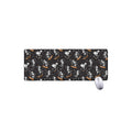 Skateboarding Skeleton Pattern Print Extended Mouse Pad