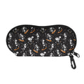 Skateboarding Skeleton Pattern Print Glasses Case