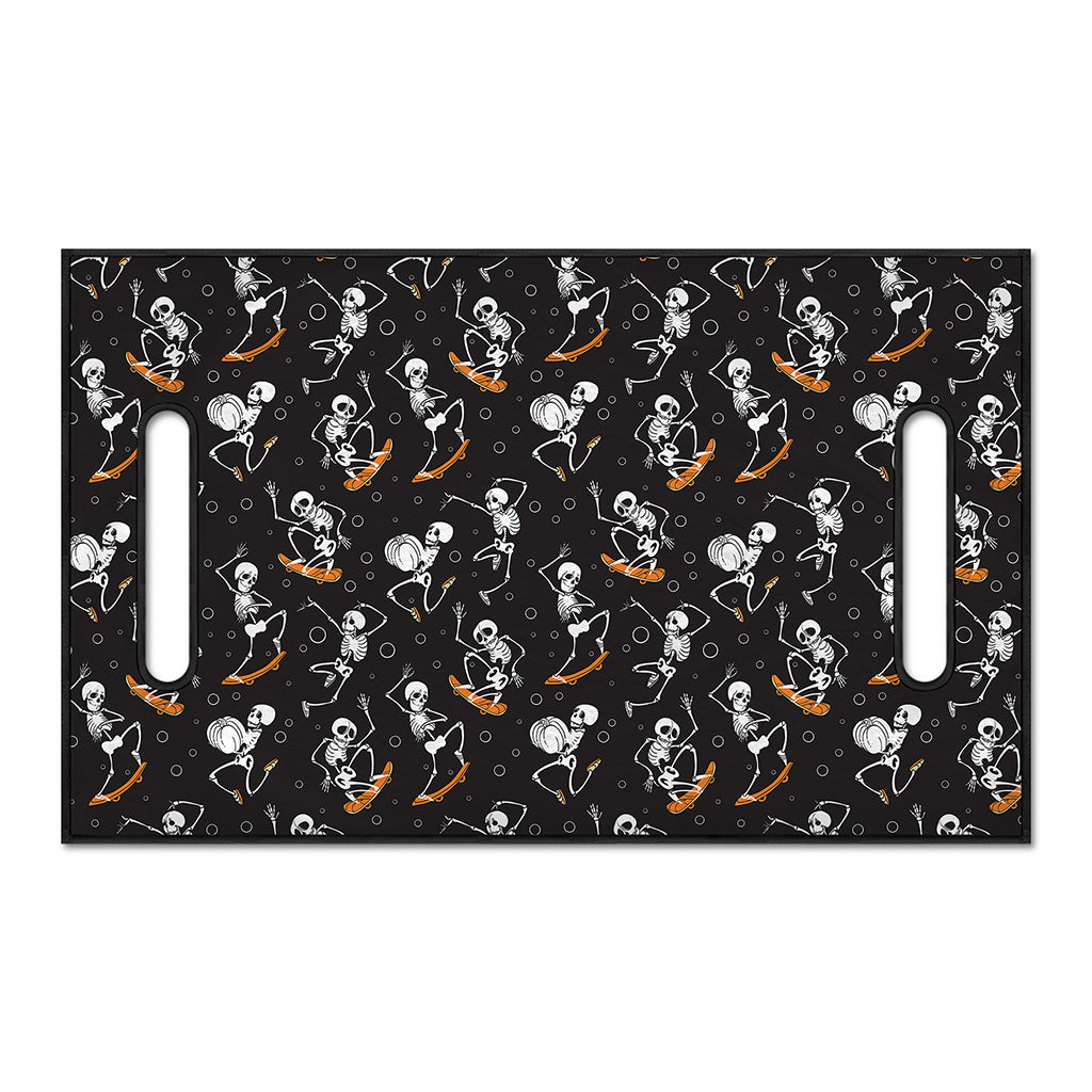 Skateboarding Skeleton Pattern Print Golf Cart Seat Cover