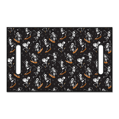 Skateboarding Skeleton Pattern Print Golf Cart Seat Cover