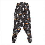 Skateboarding Skeleton Pattern Print Hammer Pants