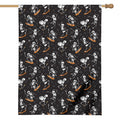Skateboarding Skeleton Pattern Print House Flag