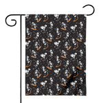 Skateboarding Skeleton Pattern Print House Flag