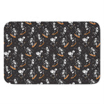 Skateboarding Skeleton Pattern Print Indoor Door Mat