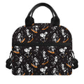 Skateboarding Skeleton Pattern Print Insulated Lunch Bag