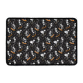 Skateboarding Skeleton Pattern Print Kitchen Mat