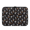 Skateboarding Skeleton Pattern Print Laptop Sleeve