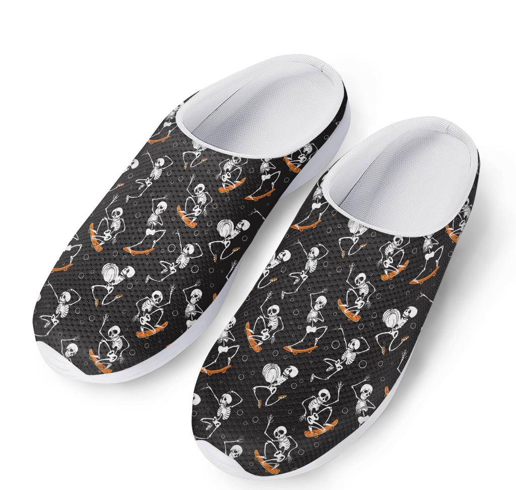 Skateboarding Skeleton Pattern Print Mesh Casual Shoes