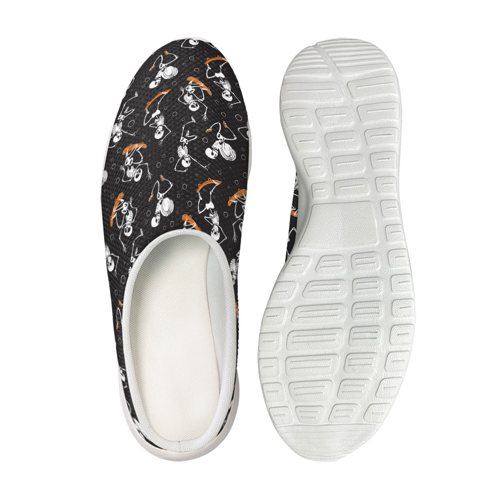 Skateboarding Skeleton Pattern Print Mesh Casual Shoes