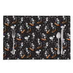 Skateboarding Skeleton Pattern Print Placemat