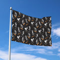Skateboarding Skeleton Pattern Print Polyester Flag