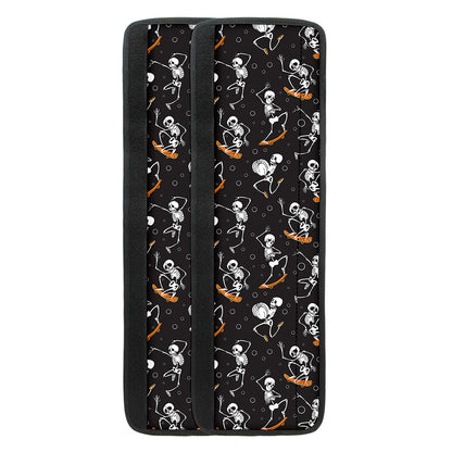 Skateboarding Skeleton Pattern Print Refrigerator Handle Covers