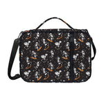 Skateboarding Skeleton Pattern Print Shoulder Strap Bible Bag