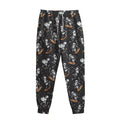 Skateboarding Skeleton Pattern Print Sweatpants
