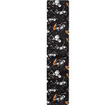 Skateboarding Skeleton Pattern Print Table Runner