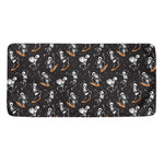Skateboarding Skeleton Pattern Print Towel