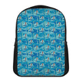 Ski And Snowboard Pattern Print Casual Backpack