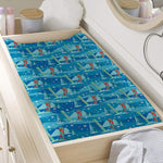 Ski And Snowboard Pattern Print Changing Pad Cover