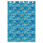 Ski And Snowboard Pattern Print Curtain
