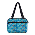 Ski And Snowboard Pattern Print Double Strap Bible Bag