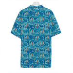 Ski And Snowboard Pattern Print Hawaiian Shirt
