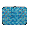 Ski And Snowboard Pattern Print Laptop Sleeve