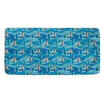 Ski And Snowboard Pattern Print Towel