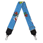 Skiing Dog Pattern Print Bag Strap