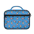 Skiing Dog Pattern Print Briefcase Bible Bag