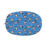 Skiing Dog Pattern Print Car Side Mirror Covers