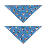 Skiing Dog Pattern Print Dog Bandana