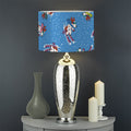 Skiing Dog Pattern Print Drum Lamp Shade