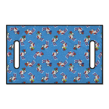 Skiing Dog Pattern Print Golf Cart Seat Cover
