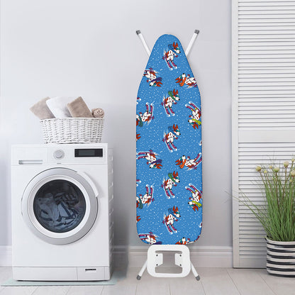 Skiing Dog Pattern Print Ironing Board Cover