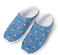 Skiing Dog Pattern Print Mesh Casual Shoes