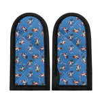 Skiing Dog Pattern Print Skillet Handle Cover